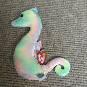 Neon the Seahorse Beanie Baby